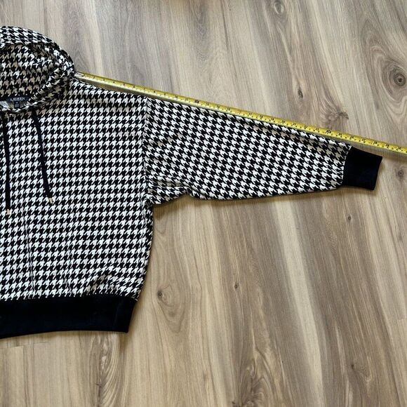 Lauren Ralph Lauren Houndstooth French Terry Sweatshirt Size M Rare - Picture 8 of 12
